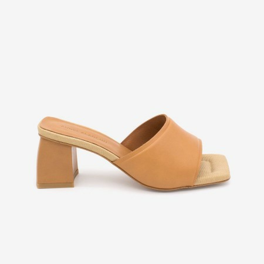 ANGEL ALARCON Rady- Leather Sandal With Crossed Straps | Spring - Summer - Ss
