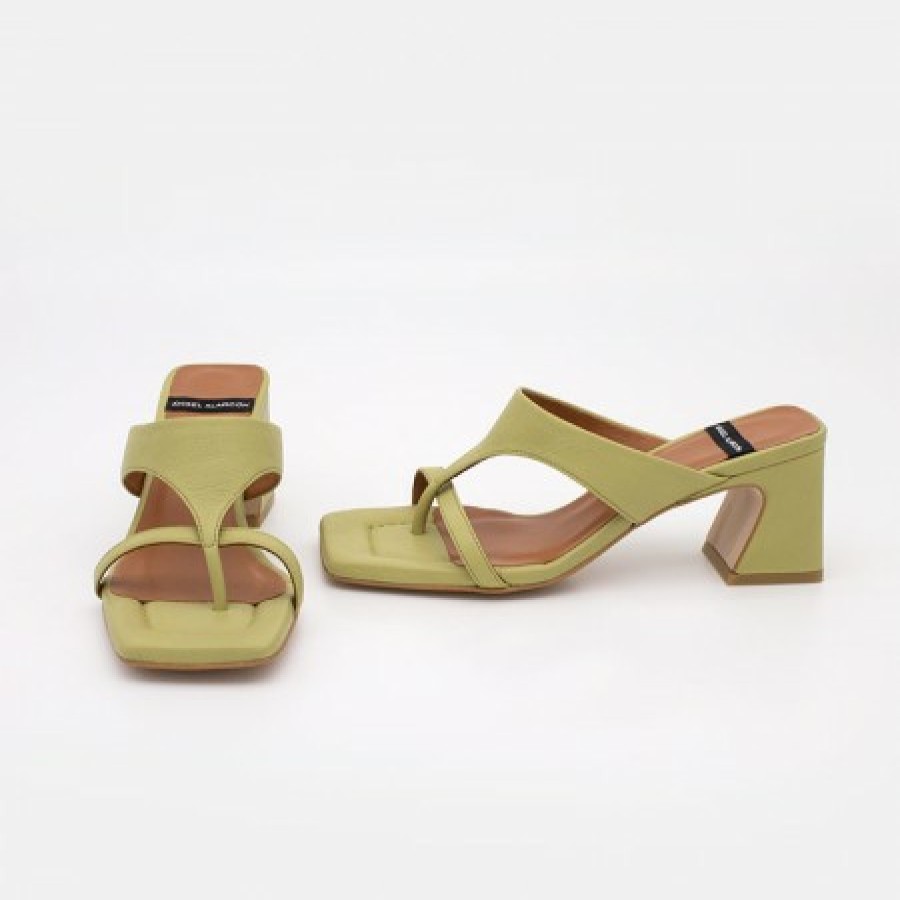 ANGEL ALARCON Claudine - Leather Low Heel Sandal | Spring - Summer - Ss