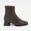 ANGEL ALARCON Masha - Comfortable Leather Woman Booties With Low Heel | Last Units