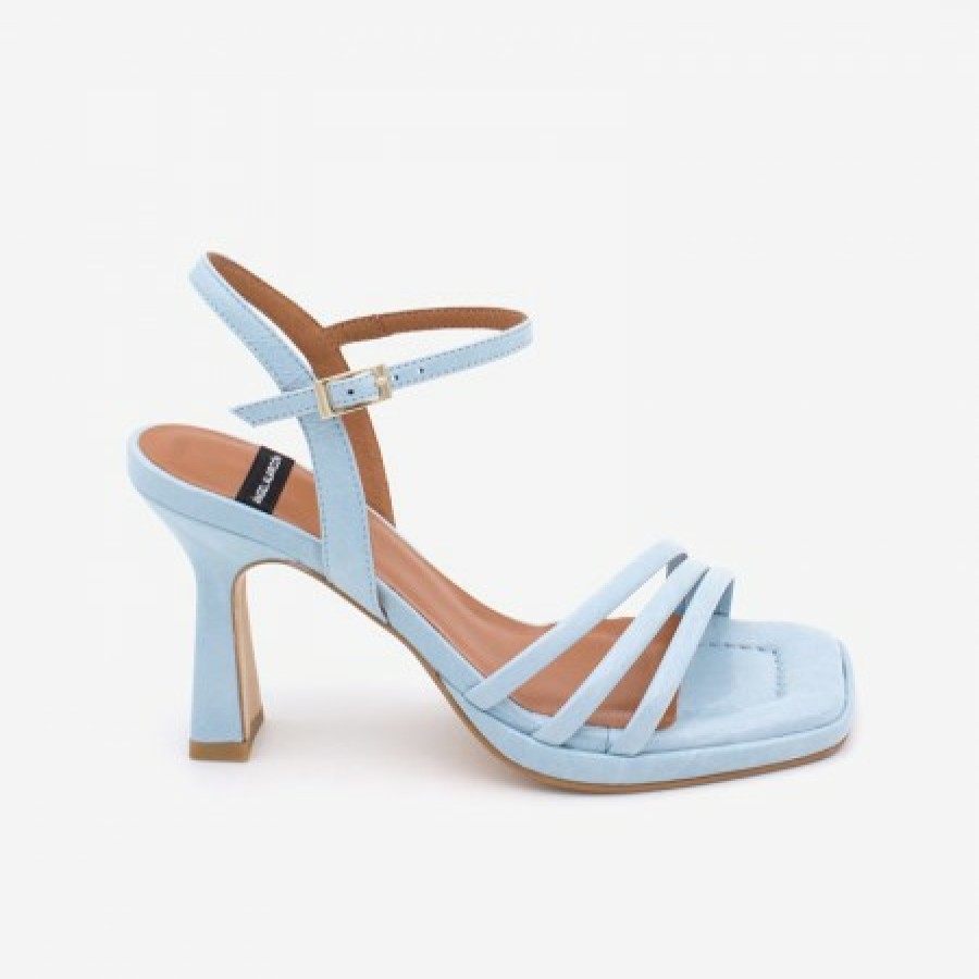 ANGEL ALARCON Peiron - Shiny Leather Ankle Strap Sandals | Spring - Summer - Ss