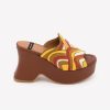 ANGEL ALARCON Oldana - Woman Wedge Multicolour Mule | Spring - Summer - Ss