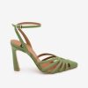 ANGEL ALARCON Lari - Leather Ankle Strap Pointed Toe Pump | Spring - Summer - Ss