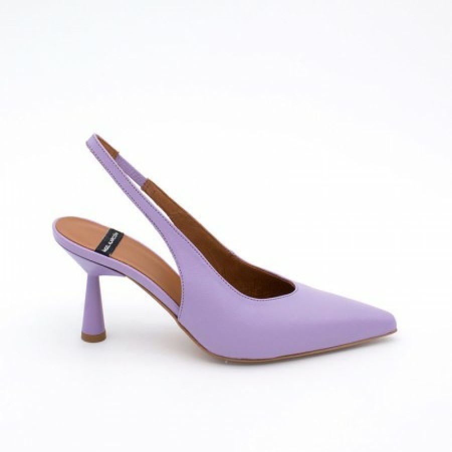 ANGEL ALARCON Monicamin - Leather High Heel Slingback Stilleto | Spring - Summer - Ss