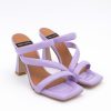 ANGEL ALARCON Cameron - Shiny Leather Padded Straps Sandals With High Heel | Spring - Summer - Ss