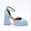 ANGEL ALARCON Anna - Shiny Leather Platform & Heeled Ankle Strap D'Orsay | Spring - Summer - Ss