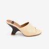 ANGEL ALARCON Kady - Raffia Mule With A Design Heel | Spring - Summer - Ss