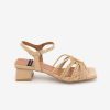 ANGEL ALARCON Gela - Braided Vegan Leather Sandal With Low Heel. | Spring - Summer - Ss