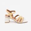 ANGEL ALARCON Ralia - Slingback Raffia & Leather Sandals With Carey Trim | Spring - Summer - Ss