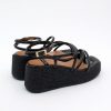 ANGEL ALARCON Shirelles - Patent Leather Sandals With Raffia Wedge | Spring - Summer - Ss