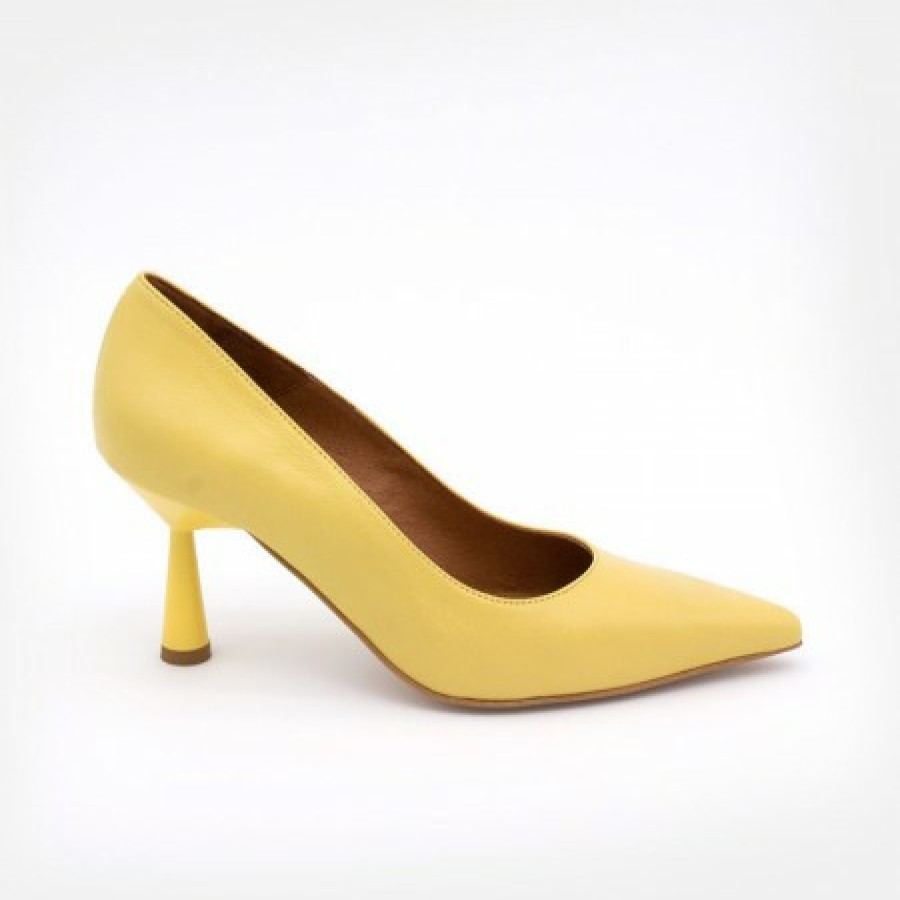 ANGEL ALARCON Vega - Lether Stiletto With A Round Conical Heel Design | Spring - Summer - Ss
