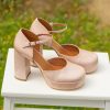 ANGEL ALARCON Gloria - D'Orsay Platform With Block Heel | Spring - Summer - Ss