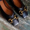ANGEL ALARCON Vixen - Leather Flat With Metallic Ornament | Autumn - Winter - Aw