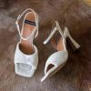 ANGEL ALARCON Nicole - Velvet Heeled Women'S Sandals | Autumn - Winter - Aw