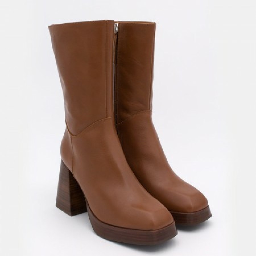 ANGEL ALARCON Olama - Comfortable Women'S Chunky Heels And Platform Boots | Autumn - Winter - Aw