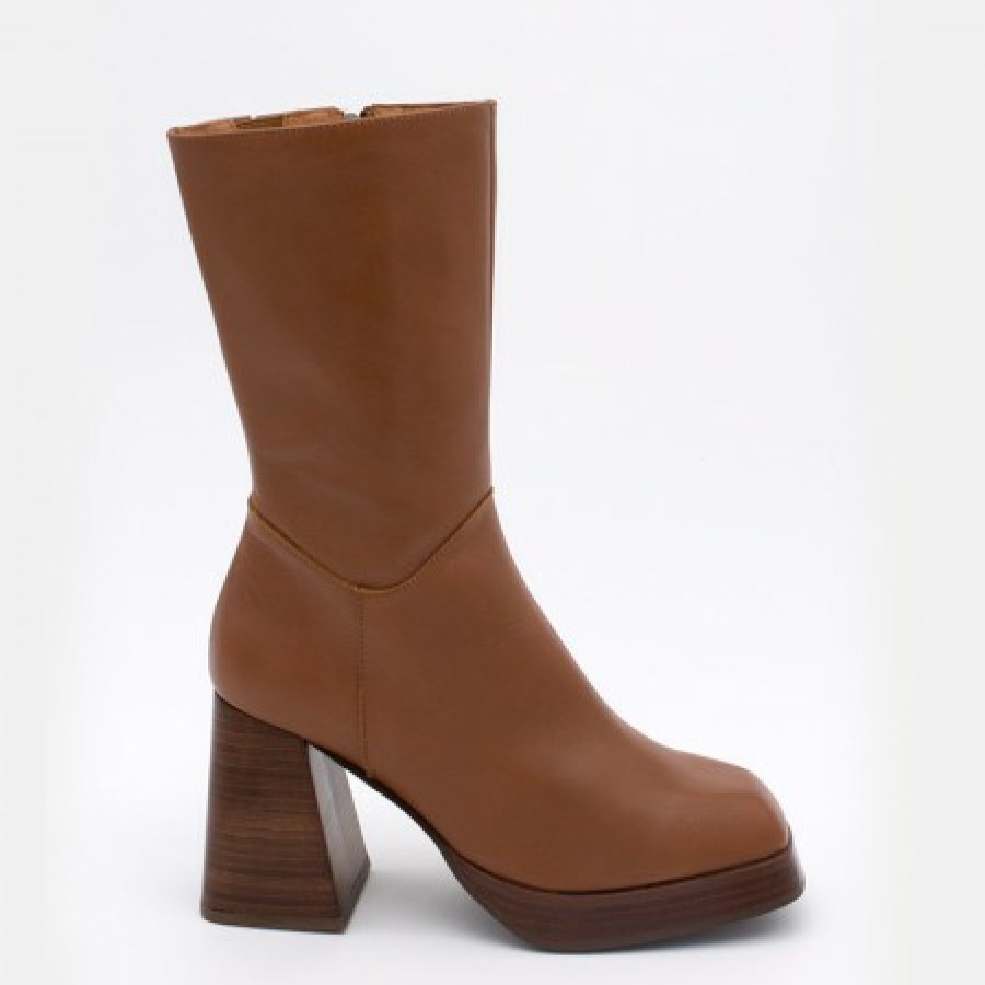 ANGEL ALARCON Olama - Comfortable Women'S Chunky Heels And Platform Boots | Autumn - Winter - Aw