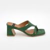 ANGEL ALARCON Claudine - Leather Low Heel Sandal | Spring - Summer - Ss