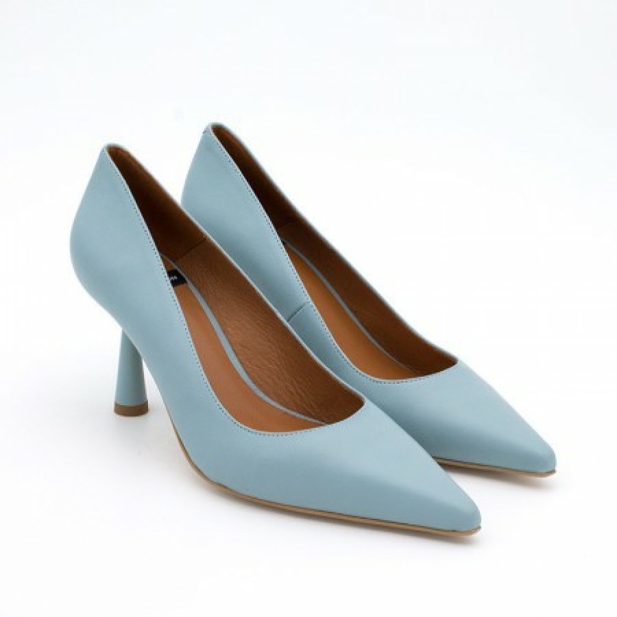 ANGEL ALARCON Vega - Lether Stiletto With A Round Conical Heel Design | Spring - Summer - Ss