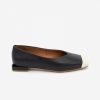 ANGEL ALARCON Terola - Women'S Leather Flat With Bicolour Toecup | Spring - Summer - Ss