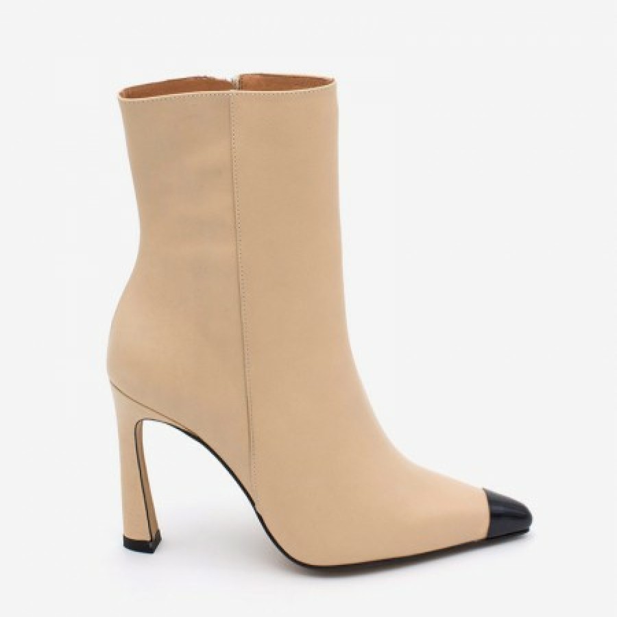 ANGEL ALARCON Portia - Women'S High Heel Booties Bicolor Pinted Toe | Autumn - Winter - Aw