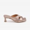 ANGEL ALARCON Inea - Metallized Leather Sandals With Low Heel | Spring - Summer - Ss