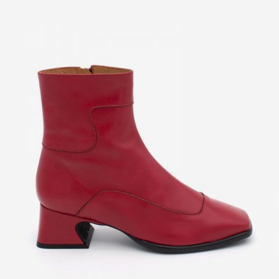 ANGEL ALARCON Enara - Woman Leather Ankle Boots With A Low And Comfortable Heel | Last Units