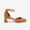 ANGEL ALARCON Daimee - Shiny Leather Women'S Ankle Strap D'Orsay Shoe | Spring - Summer - Ss