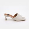 ANGEL ALARCON Kansas - Leather Foamed Heeled Mule | Spring - Summer - Ss