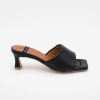 ANGEL ALARCON Insas - Leather Foamed Heeled Mule | Spring - Summer - Ss