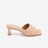 ANGEL ALARCON Insas - Leather Foamed Heeled Mule | Spring - Summer - Ss