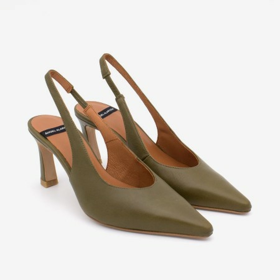 ANGEL ALARCON Hud - Leather Slingback High Heel Stiletto | Spring - Summer - Ss