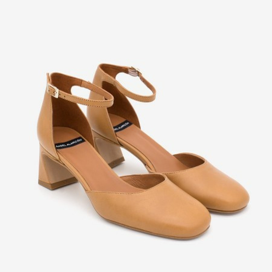 ANGEL ALARCON Daimee - Leather Women'S Ankle Strap D'Orsay Shoe | Spring - Summer - Ss