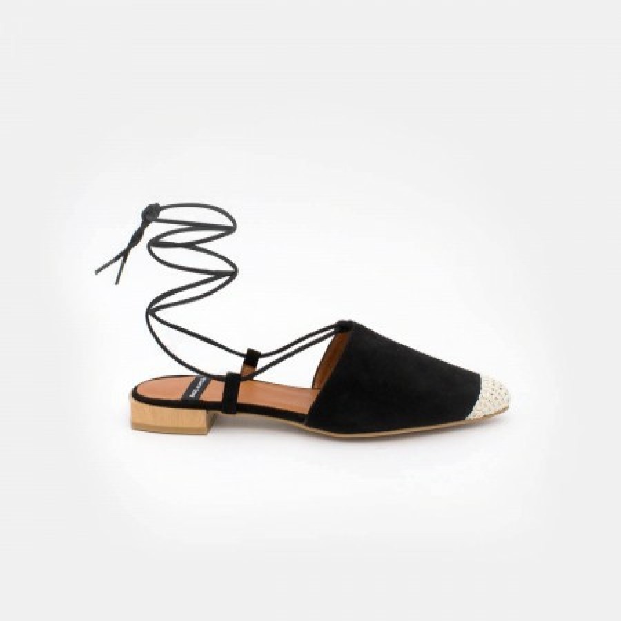 ANGEL ALARCON Siros - Lace Up Slingback Flat | Spring - Summer - Ss