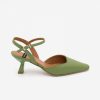 ANGEL ALARCON Wilma - Leather Ankle Strap Pointed Toe Low Heel. | Spring - Summer - Ss