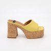 ANGEL ALARCON Mahalia - High Cork Platforms Foamed Mules | Spring - Summer - Ss