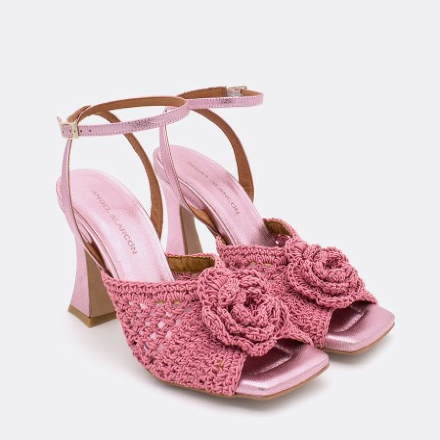 ANGEL ALARCON Marane - Crochet Sandal With Ankle Strap | Sandals