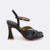 ANGEL ALARCON Magda - Leather Print Snake Ankle Strap Sandal | Spring - Summer - Ss