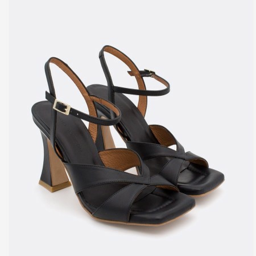 ANGEL ALARCON Magda - Leather Print Snake Ankle Strap Sandal | Spring - Summer - Ss