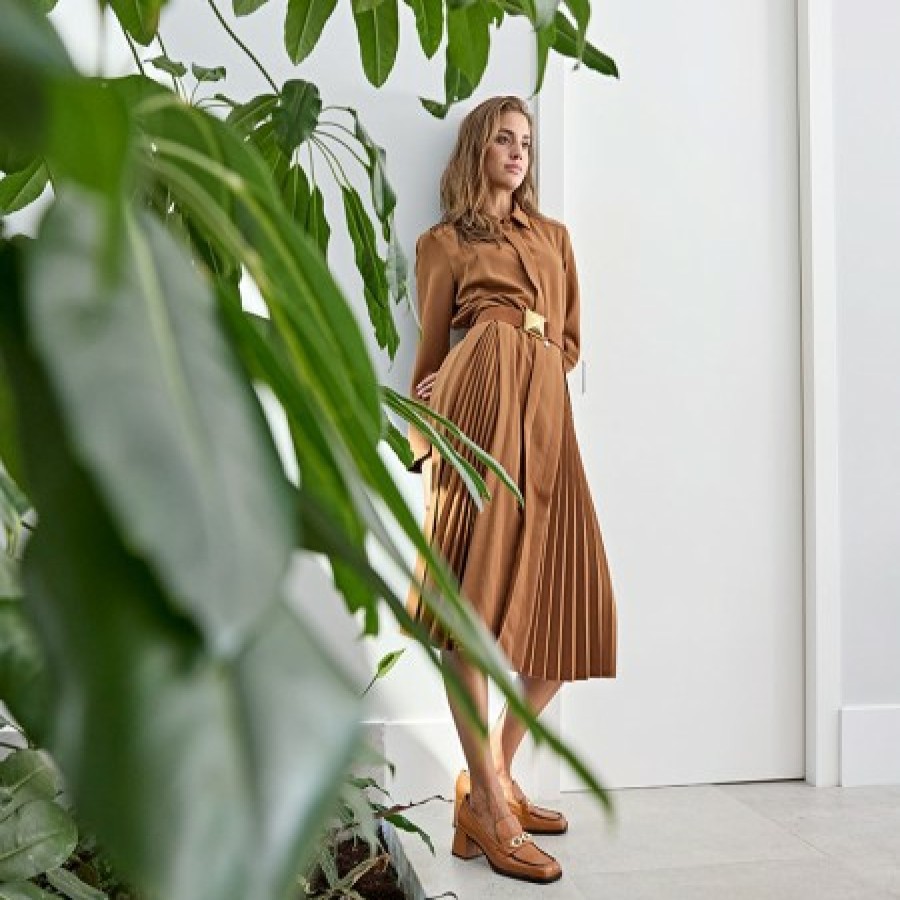 ANGEL ALARCON Terence - Woman Leather Heeled Mocassin | Autumn - Winter - Aw