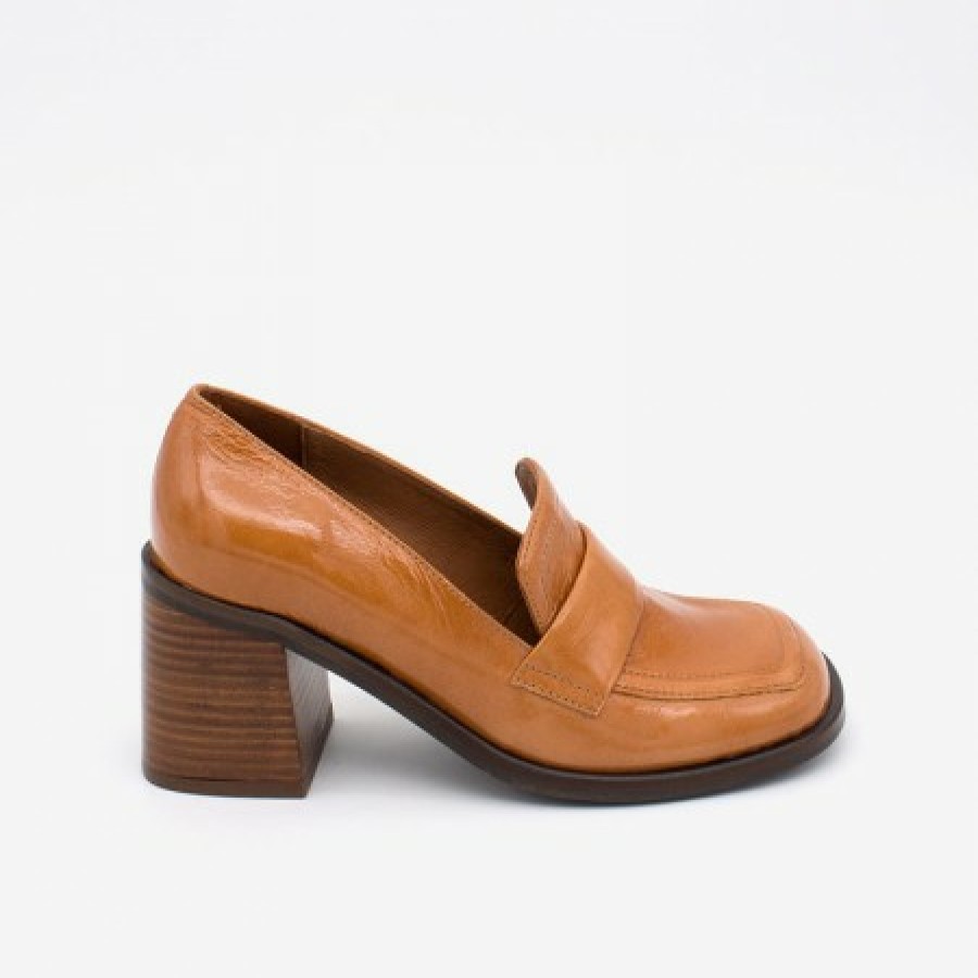 ANGEL ALARCON Abdul Mad - Block Heeled Moccasin Pump With Rounded Toe | Autumn - Winter - Aw