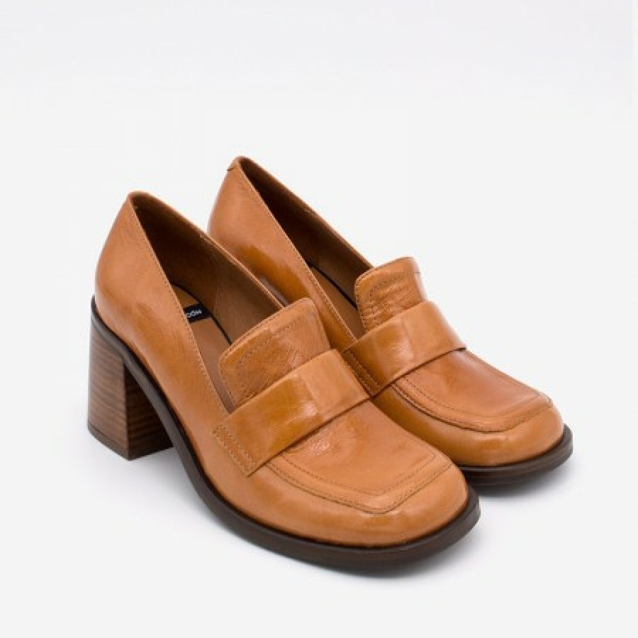 ANGEL ALARCON Abdul Mad - Block Heeled Moccasin Pump With Rounded Toe | Autumn - Winter - Aw