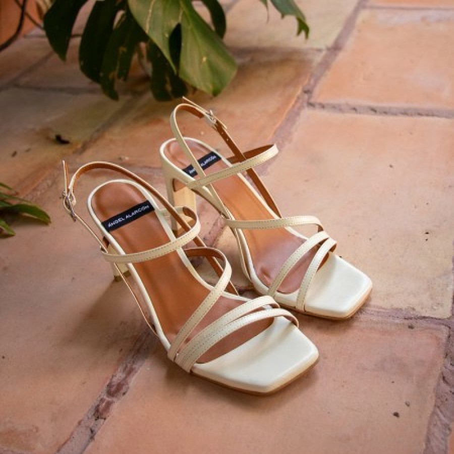ANGEL ALARCON Badra - Leather Straps Sandals | Last Units