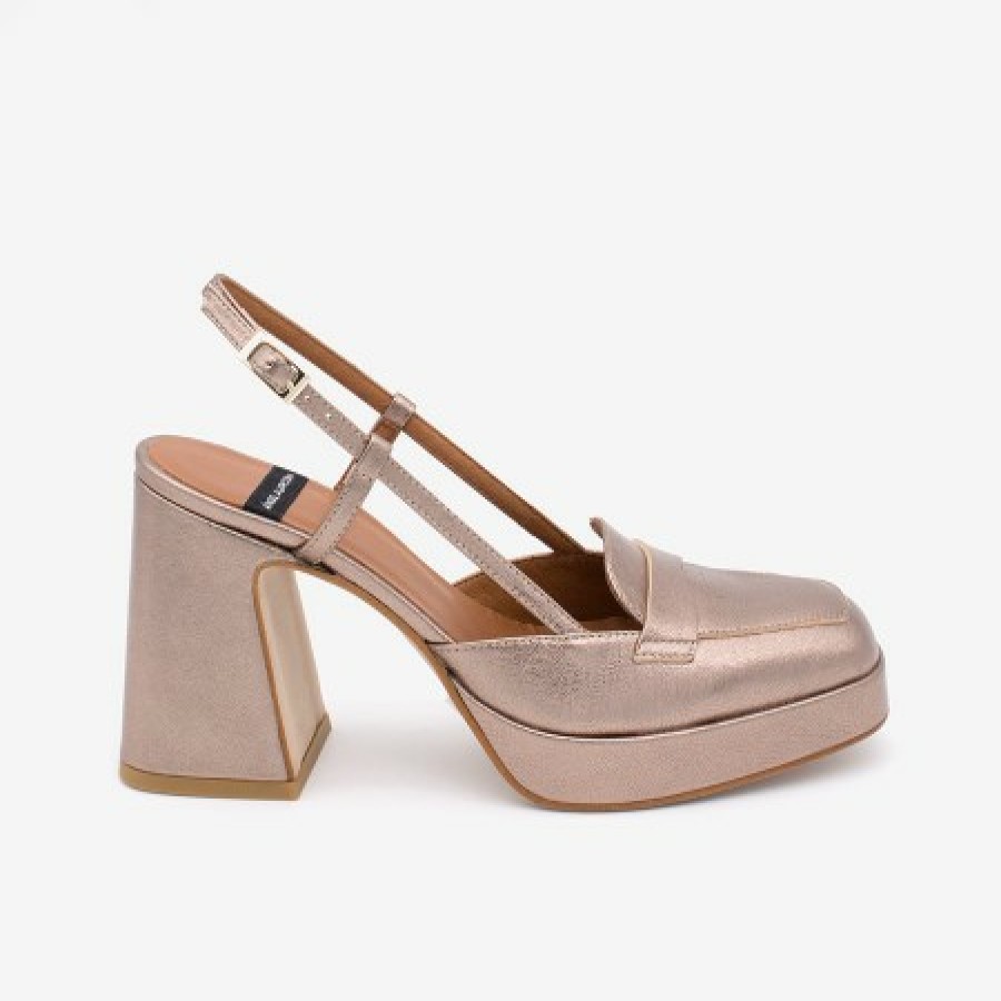 ANGEL ALARCON Sayal - Loafer With Wide High Heel And Plartaform. | Spring - Summer - Ss