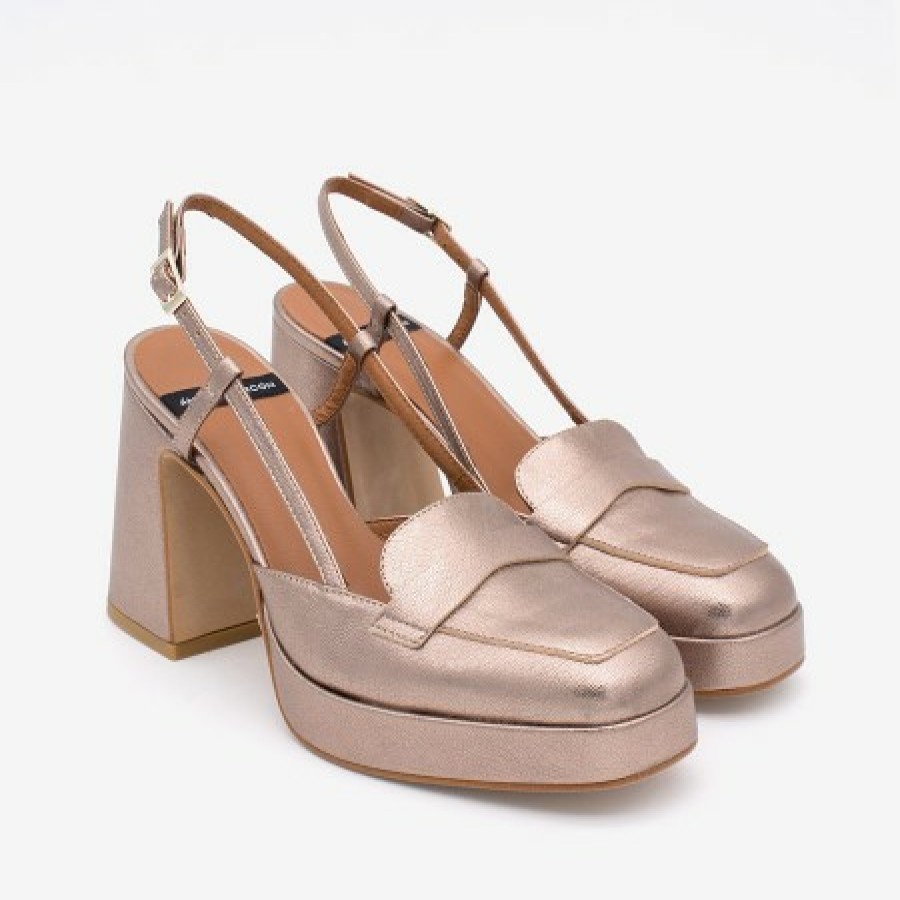 ANGEL ALARCON Sayal - Loafer With Wide High Heel And Plartaform. | Spring - Summer - Ss