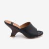 ANGEL ALARCON Kady - Raffia Mule With A Design Heel | Spring - Summer - Ss