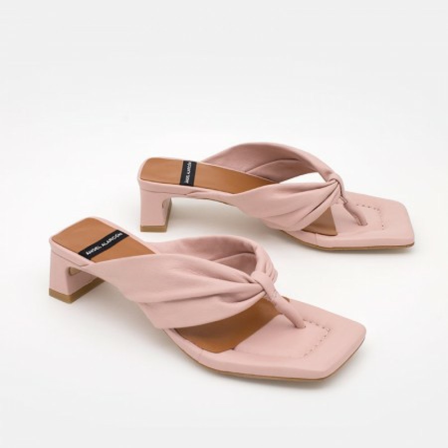 ANGEL ALARCON Aretha - Toe Sandal With Low Heel | Spring - Summer - Ss