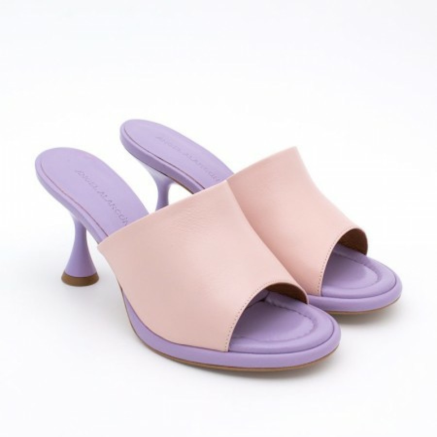 ANGEL ALARCON Galas - Heeled Mule With Padded Insole | Spring - Summer - Ss