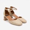ANGEL ALARCON Daimee - Shiny Leather Women'S Ankle Strap D'Orsay Shoe | Spring - Summer - Ss