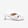 ANGEL ALARCON Inea - Metallized Leather Sandals With Low Heel | Spring - Summer - Ss