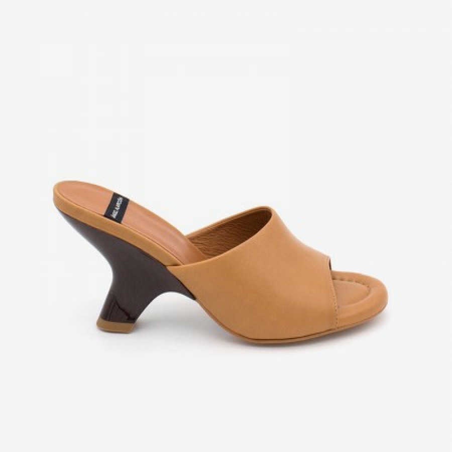 ANGEL ALARCON Kady - Raffia Mule With A Design Heel | Mules