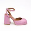 ANGEL ALARCON Badda - Iridiscence Ankle Strap Shoes With Block Heel And Platform | Spring - Summer - Ss